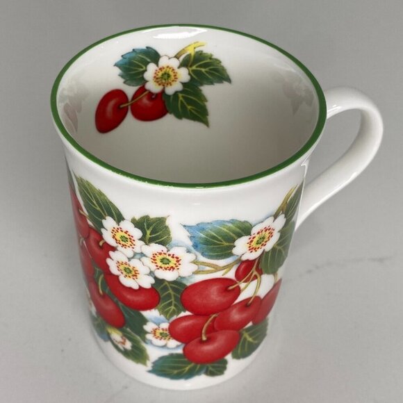 Crown Trent China Cherries Coffee Mug - Picture 1 of 5